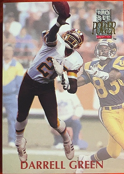 1992 Pro Set Power #28 Darrell Green — front