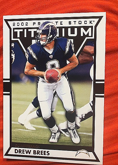 2002 Pacific Private Stock #83 Drew Brees — front