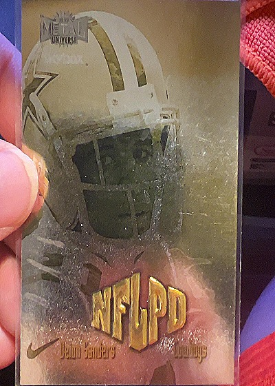 1999 Skybox Metal Universe #188 Deion Sanders — front