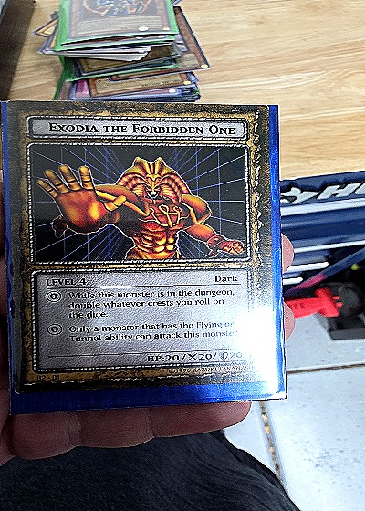 2002 Yu-Gi-Oh! #LOB-124 Exodia the Forbidden One — front