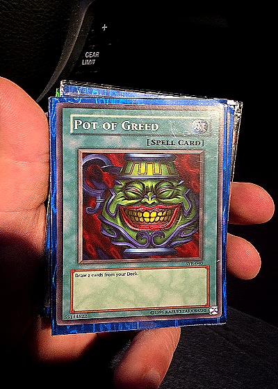 2005 Yu-Gi-Oh! #SD1-EN002 Pot of Greed — front