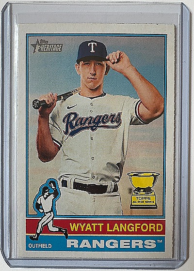 2025 Topps Heritage #29 Wyatt Langford — front