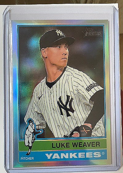 2025 Topps Heritage #50 Luke Weaver — front