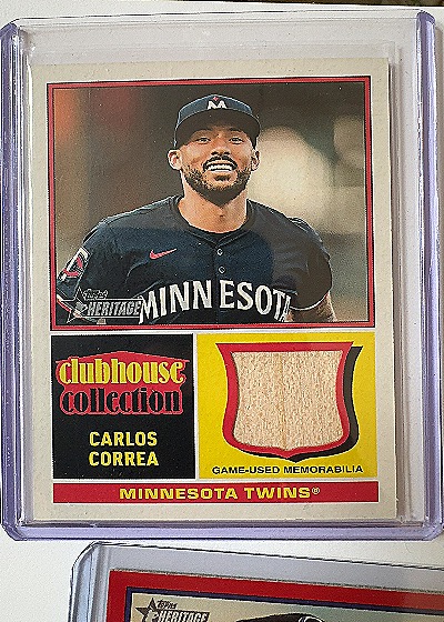 2025 Topps Heritage #CCR-CC Carlos Correa — front