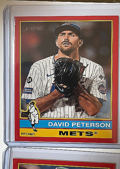 2025 Topps Heritage #57 David Peterson — front