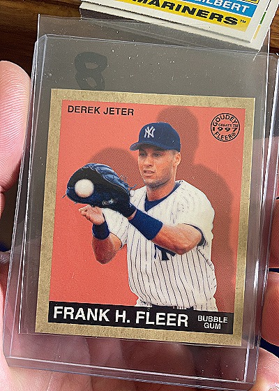 1997 Fleer #4 Derek Jeter — front
