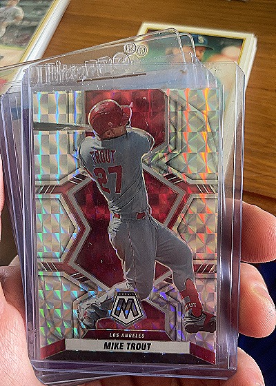 2022 Panini Mosaic #98 Mike Trout — front