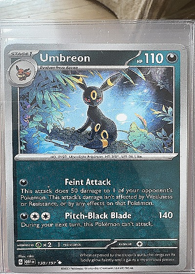 2023 Pokémon #130/197 Umbreon — front