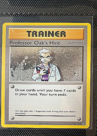 2016 Pokémon #84/108 Professor Oak — front