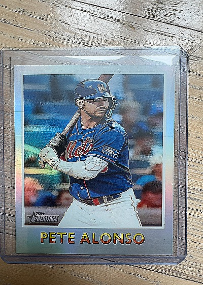 2024 Topps Heritage #75BS-11 Pete Alonso — front