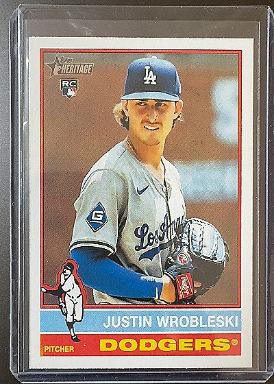 2025 Topps Heritage #319 Justin Wrobleski — front
