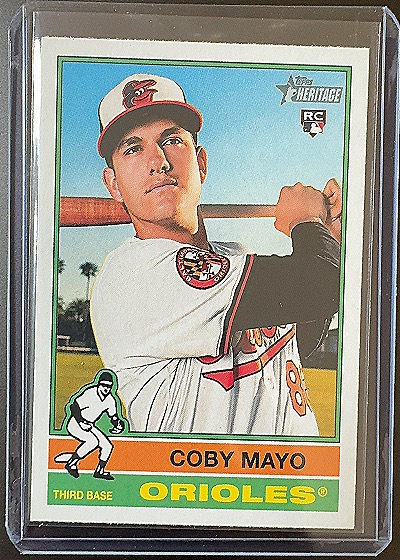 2025 Topps Heritage #340 Coby Mayo — front