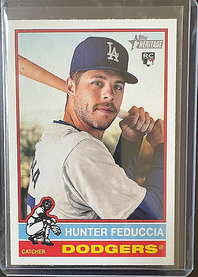 2025 Topps Heritage #277 Hunter Feduccia — front