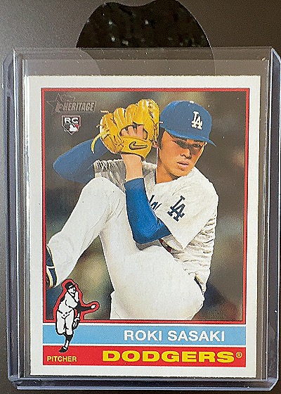 2025 Topps Heritage #224 Roki Sasaki — front