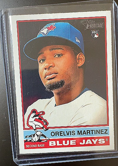 2025 Topps Heritage #383 Orelvis Martinez — front