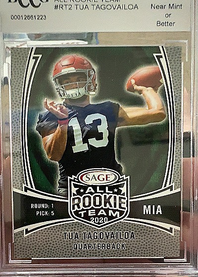 2020 SAGE #RT-2 Tua Tagovailoa — front
