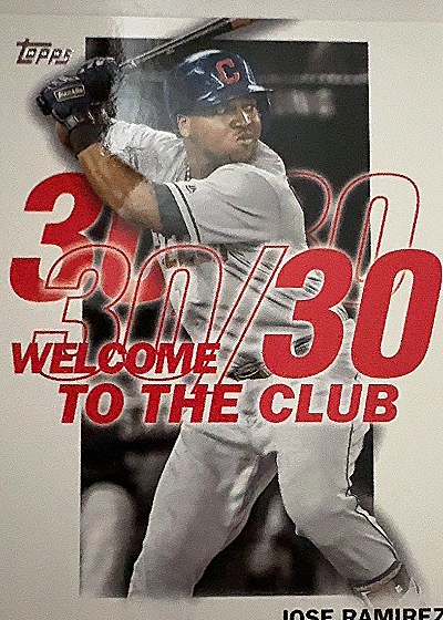 2023 Topps #WC-19 Jose Ramirez — front