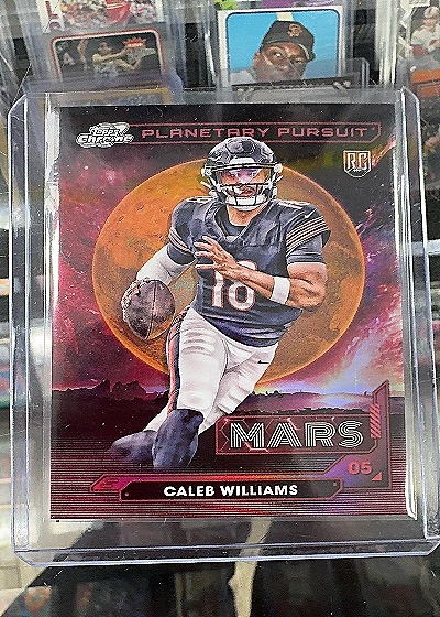 2024 Topps Chrome Cosmic #05 Caleb Williams — front