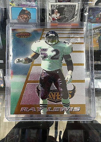 1996 Bowman's Best #164 Ray Lewis — front