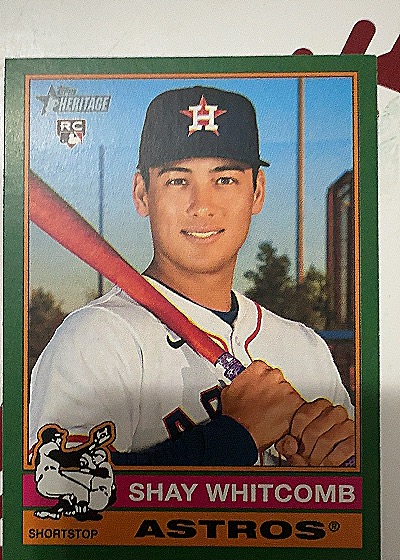 2025 Topps Heritage #362 Shay Whitcomb — front