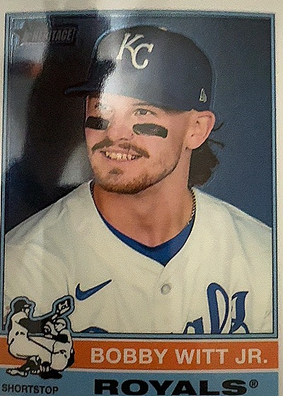 2025 Topps Heritage #92 Bobby Witt Jr. — front