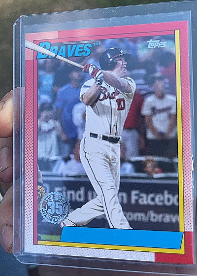 2025 Topps #T90-16 Chipper Jones — front