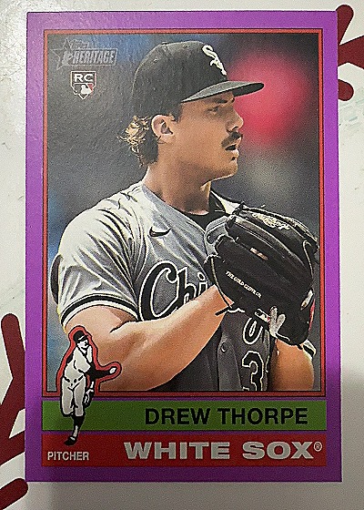 2025 Topps Heritage #334 Drew Thorpe — front