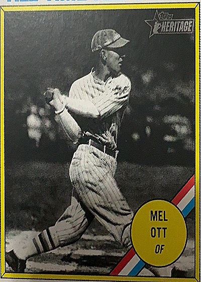 2025 Topps Heritage #348 Mel Ott — front