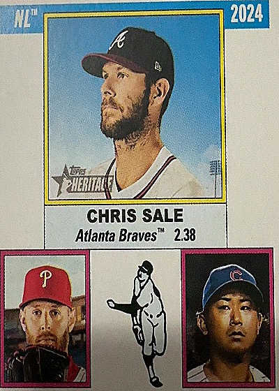 2024 Topps Heritage #N/A Chris Sale — front