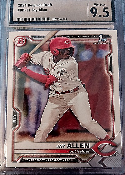 2021 Bowman Draft #BD-11 Jay Allen — front