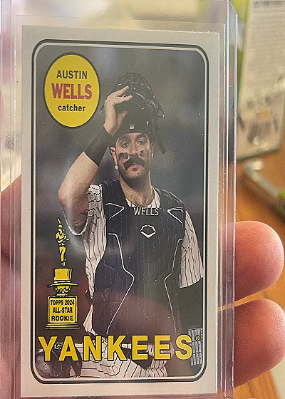 2025 Topps Heritage #H25-18 Austin Wells — front
