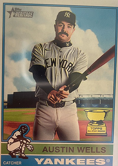 2025 Topps Heritage #441 Austin Wells — front