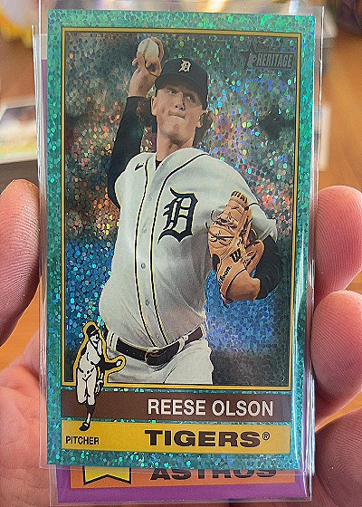 2025 Topps Heritage #409 Reese Olson — front