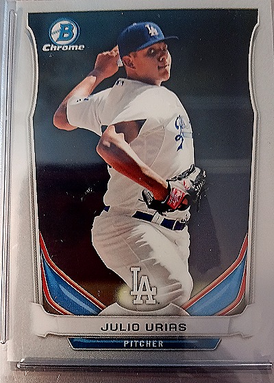 2014 Bowman Chrome #TP-14 Julio Urias — front