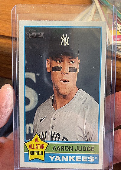 2025 Topps Heritage #380 Aaron Judge — front