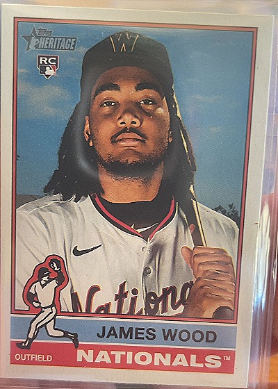 2025 Topps Heritage #231 James Wood — front