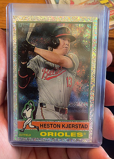 2025 Topps Heritage Chrome #87 Heston Kjerstad — front