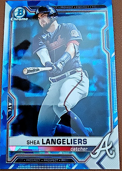 2021 Bowman Chrome #BCP-157 Shea Langeliers — front