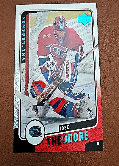 2000 Upper Deck #72 Jose Theodore — front