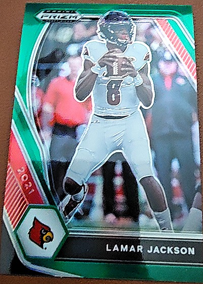 2021 Panini Prizm Draft Picks #26 Lamar Jackson — front