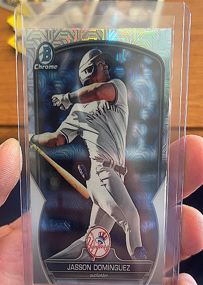 2023 Bowman Chrome #BCP-20 Jasson Dominguez — front