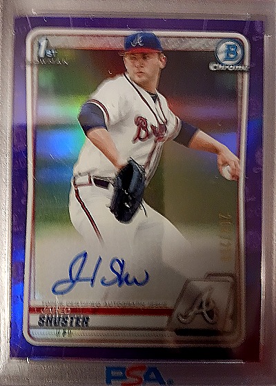 2020 Bowman Chrome Draft #BD-16 Jared Shuster — front