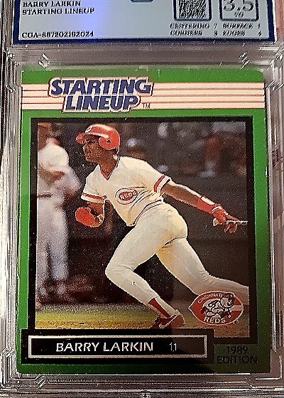 1989 Kenner Starting Lineup #11 Barry Larkin — front