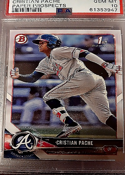 2018 Bowman #BP46 Cristian Pache — front