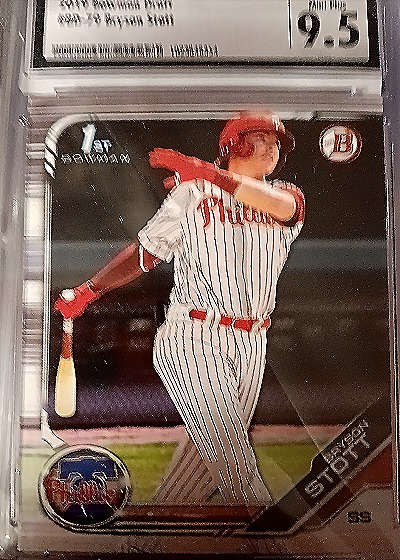 2019 Bowman Draft #BD-79 Bryson Stott — front