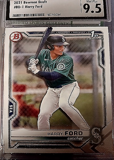2021 Bowman Draft #BD-1 Harry Ford — front