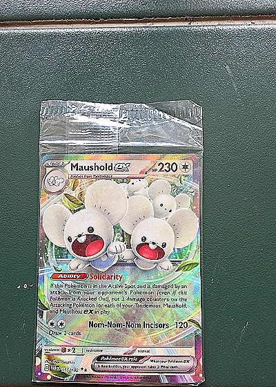 2023 Pokémon #155/182 Maushold EX — front