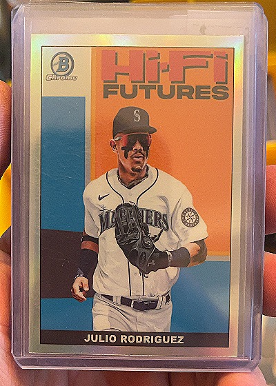 2022 Bowman Chrome #HIFI-4 Julio Rodriguez — front