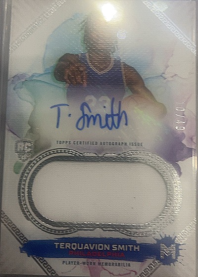 2022 Topps #6 Terquavion Smith — front