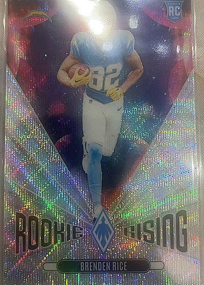2023 Panini Mosaic #Rookie Rising Brenden Rice — front